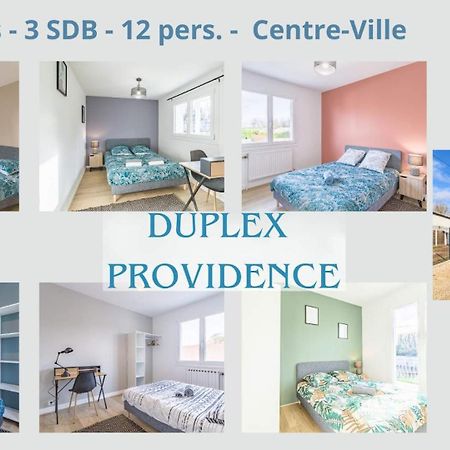Duplex Providence - Ideal Groupe - Confort - Parking Prive Troyes Luaran gambar
